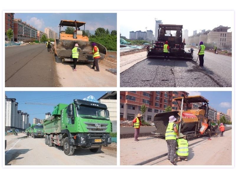 好消息，中鐵國投建設(shè)有限公司承建的 向陽路南延市政工程全面進入路面施工階段